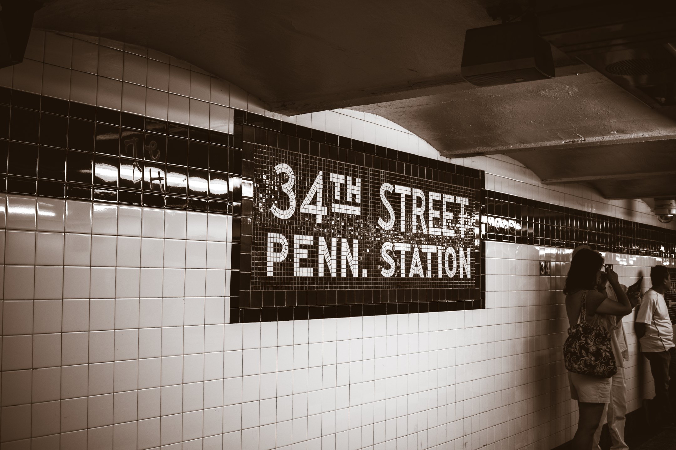 34th Street Penn.  Station sign